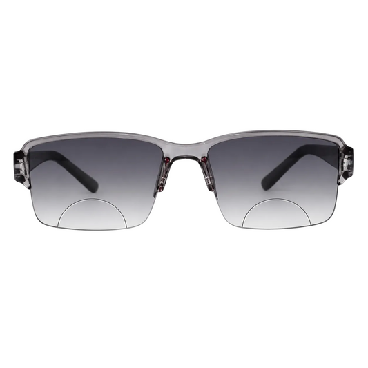 Bi-Focal Blue Frame Flexible Intelligent Zoom Reading Glasses - 1HFBL01-BLUE