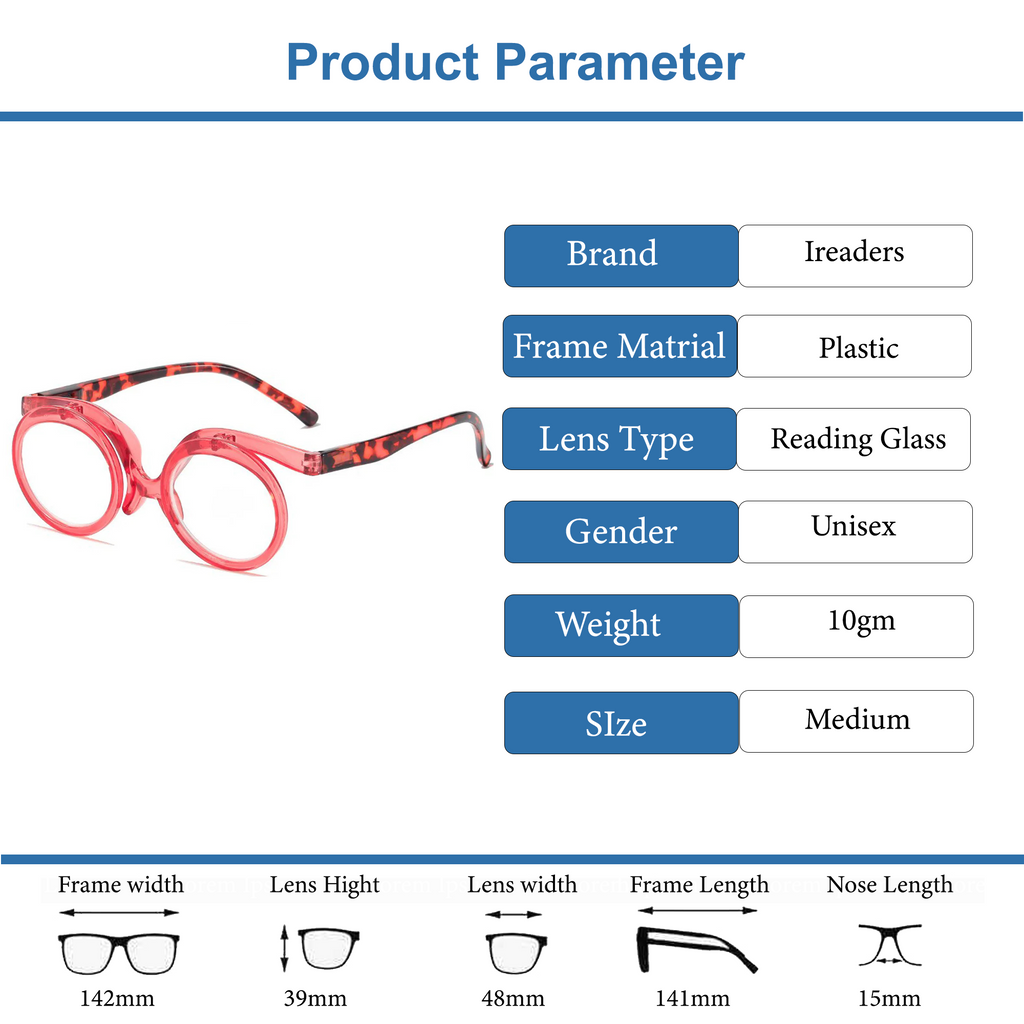 Makeup One Power Adaptive Reading Glasses(MURG1)