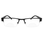 Metal Supra Bifocal Frame Flexible Intelligent Zoom  Reading Glasses -2MHF