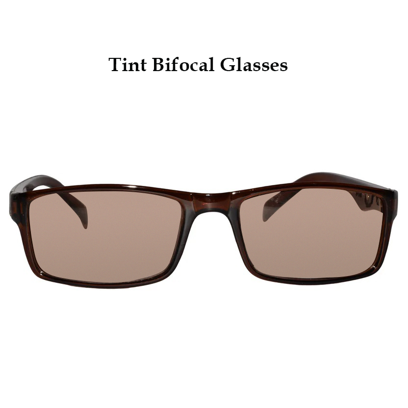 Brown Tint Bifocal Intelligent Zoom reading Glasses(FFTK01-D)