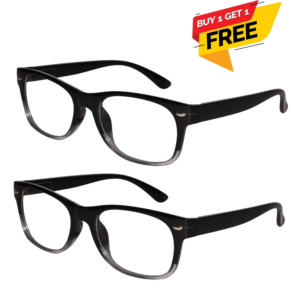 Full Frame Black Intelligent Zoom Reading Glasses(FFCKT02)
