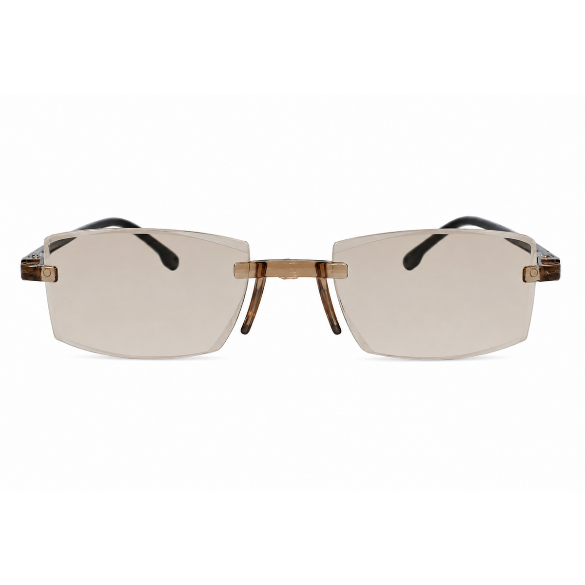 Rimless Bifocal Brown Daily Use Reading Glasses 3BRG01