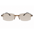 Rimless Bifocal Brown Daily Use Reading Glasses 3BRG01