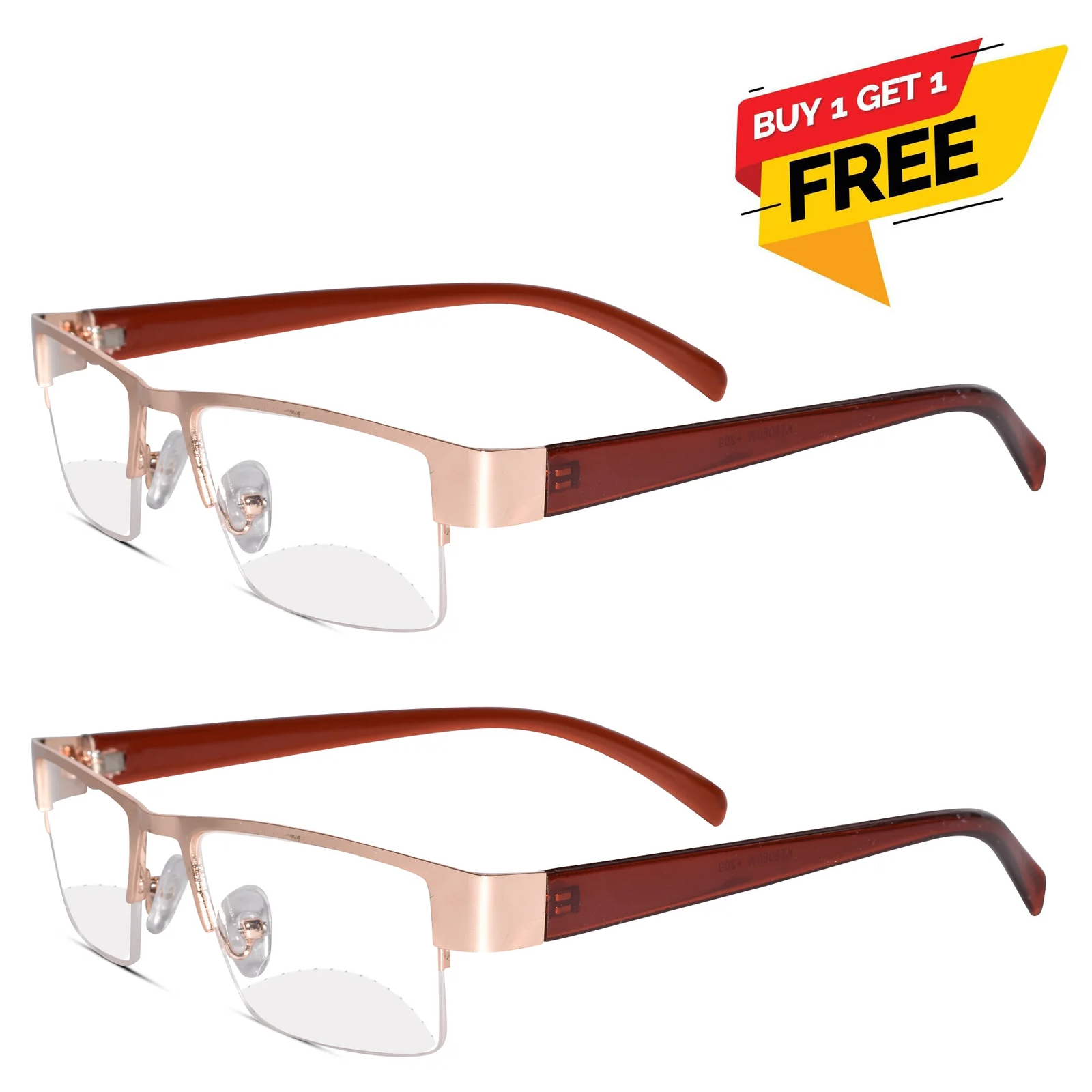 Half Frame Intelligent Zoom Reading Glasses(HFCKT01)