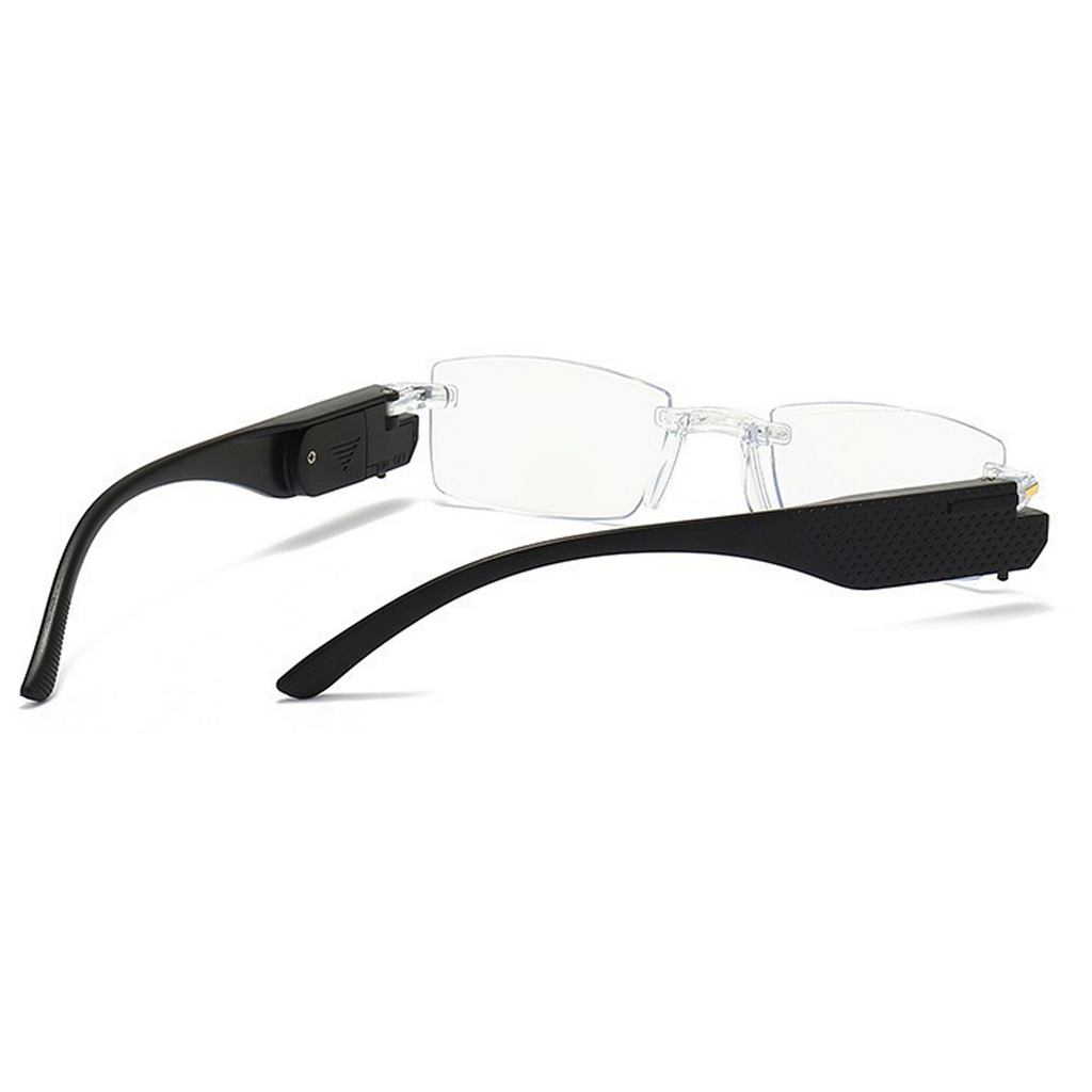 Rimless Led Light  Bifocal Adaptive One Power Reading Glasses(RLOPR10)