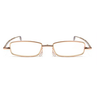 Metal Foldable Golden One Power Zoom Reading Glasses(2MFRG)