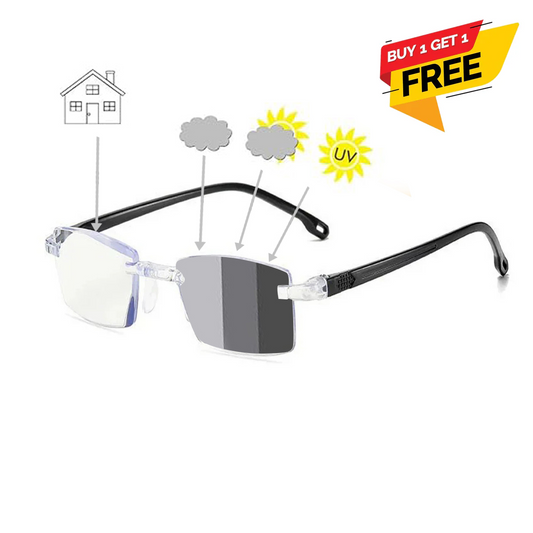Photochromic Bifocal Intelligent Zoom Adaptive Reading Glasses (PBF01)