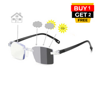 Photochromic Bifocal Intelligent Zoom Adaptive Reading Glasses (3PBF)