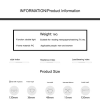 Bifocal Tint Intelligent Zoom Adaptive Reading Glasses - (2BFRC)