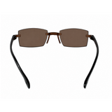 Rimless Bifocal Brown Daily Use Reading Glasses 3BRG01