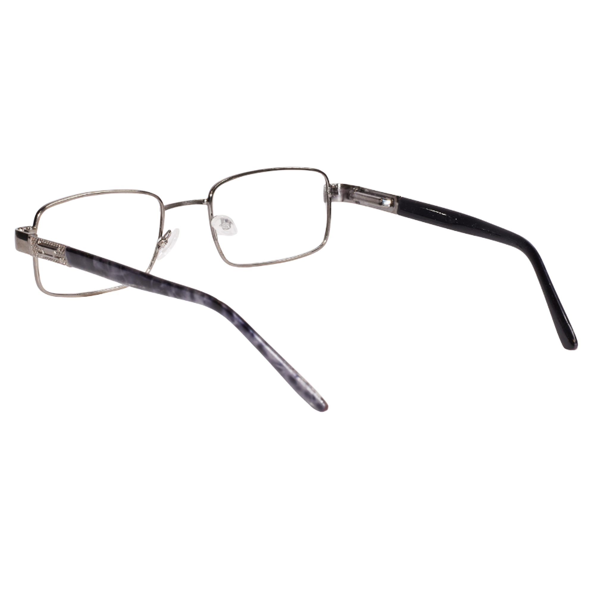 Full Frame Stainless Steel Bi-Focal  Adaptive Intelligent Zoom Reading  Glasses  Gray & Golden Combo (FFMBF01)