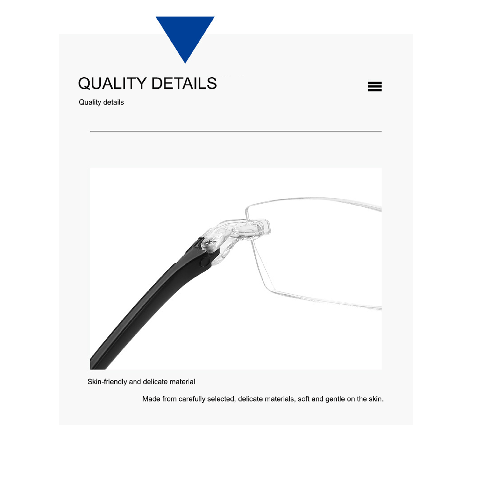 Rimless Adaptive One Power Reading Glasses (SVRG1)