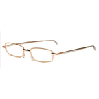 Metal Foldable Golden One Power Zoom Reading Glasses(2MFRG)
