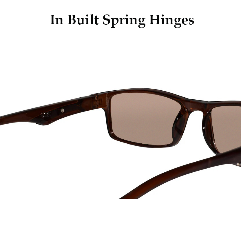 Brown Tint Bifocal Intelligent Zoom reading Glasses(FFTK01-D)