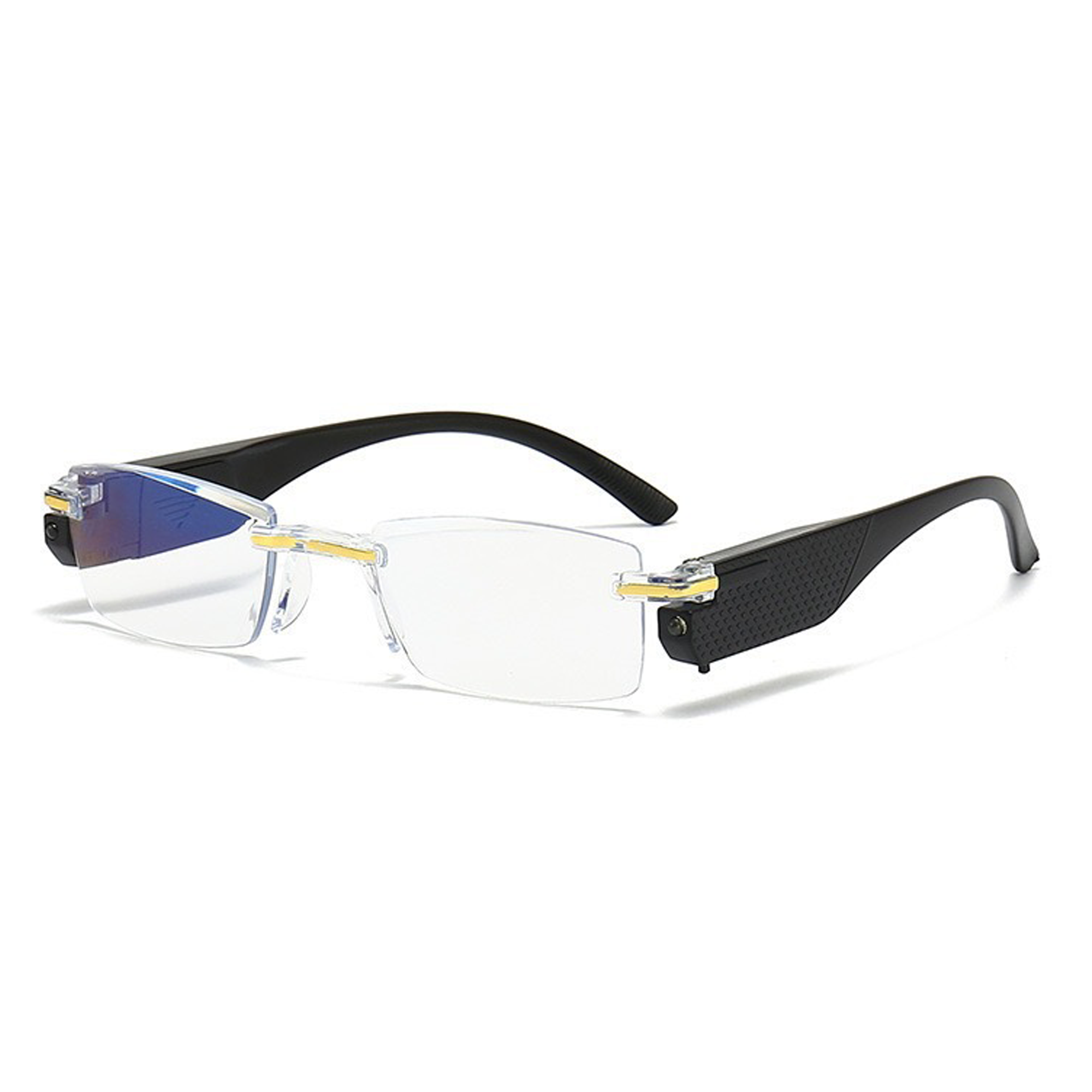 Rimless Led Light  Bifocal Adaptive One Power Reading Glasses(RLOPR10)