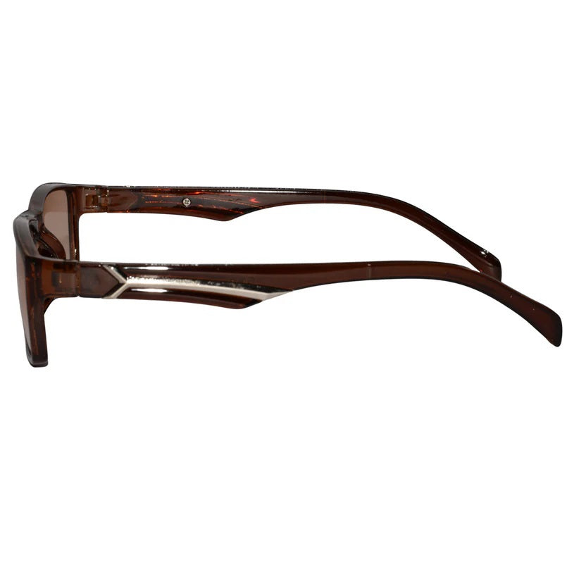 Brown Tint Bifocal Intelligent Zoom reading Glasses(FFTK01-D)