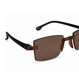 Rimless Bifocal Brown Daily Use Reading Glasses 3BRG01