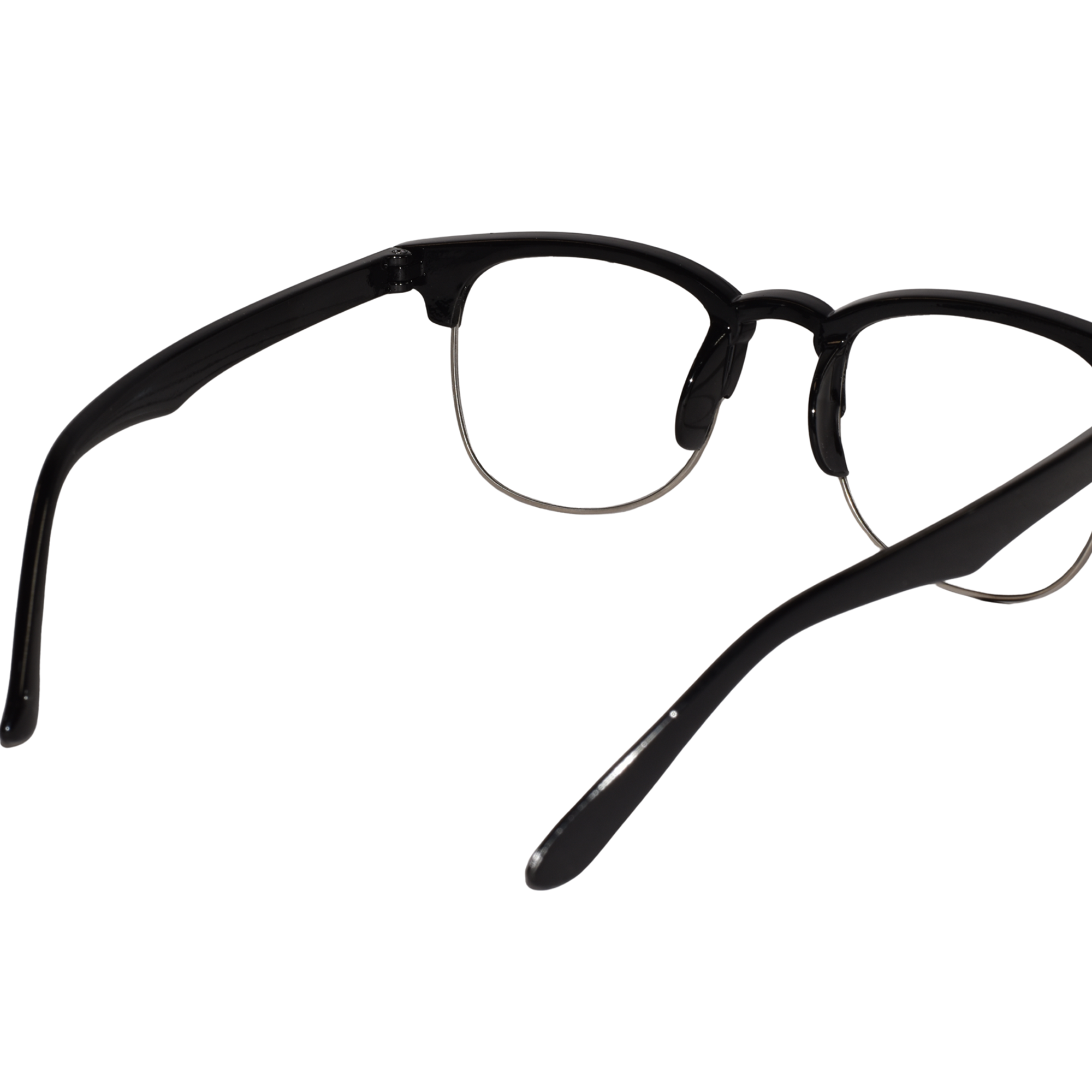 Designer Black Clubmaster Intelligent Zoom Bifocal Reading Glasses  for Men & Women (CMBF01))