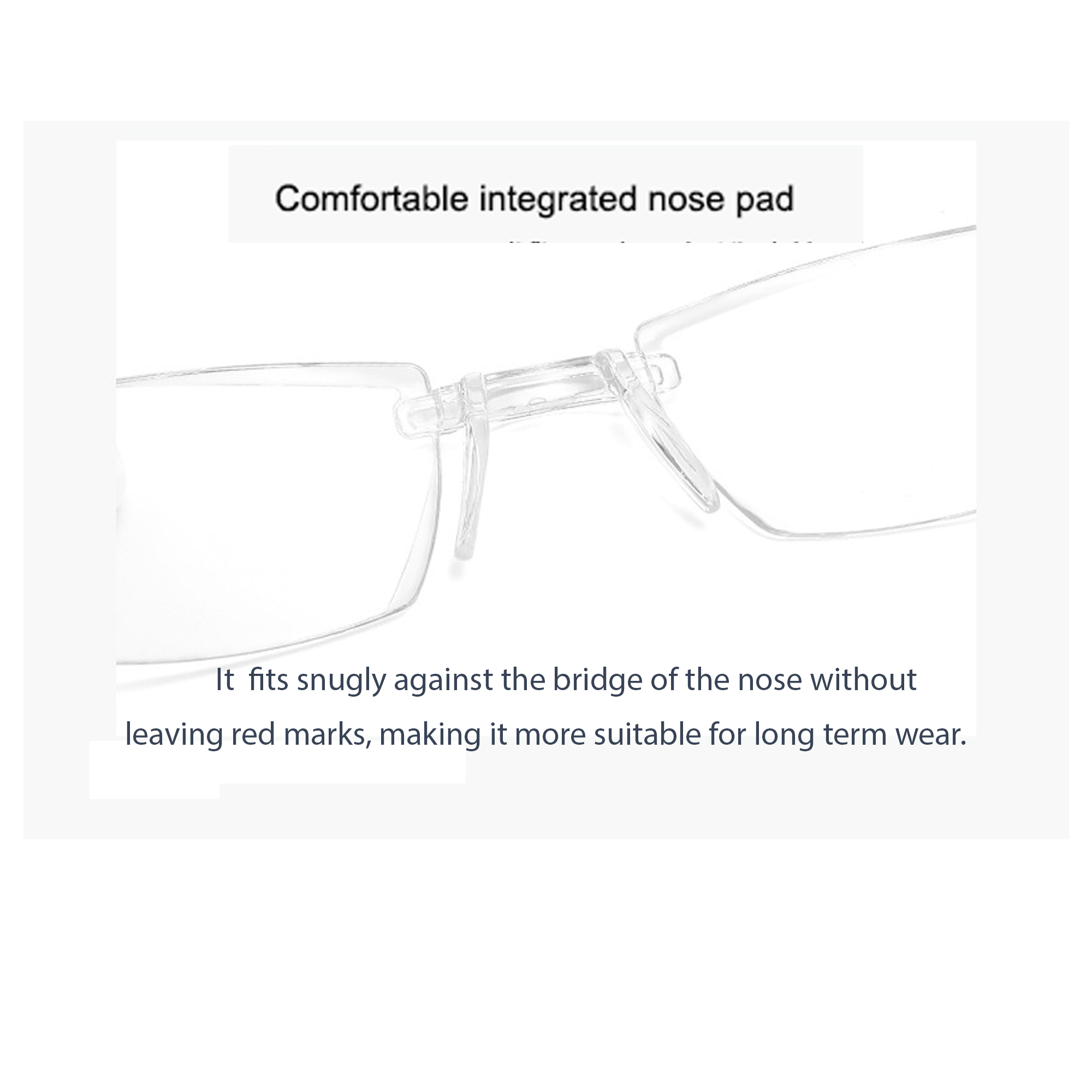 Rimless Adaptive One Power Reading Glasses (SVRG1)
