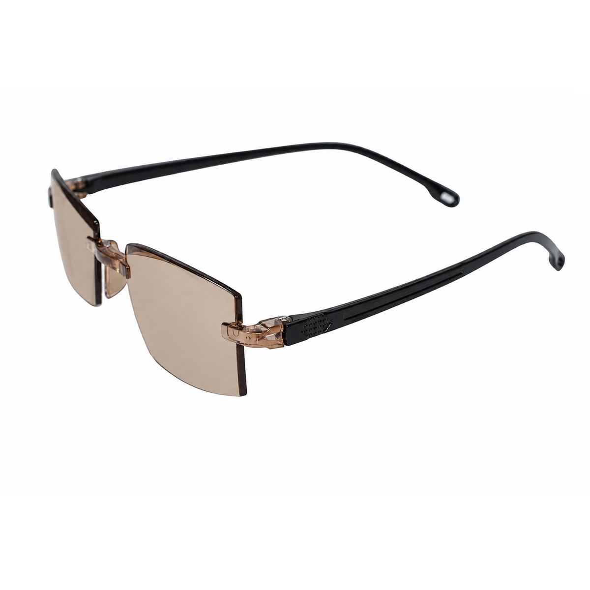 Rimless Bifocal Brown Daily Use Reading Glasses 3BRG01