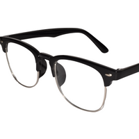 Designer Black Clubmaster Intelligent Zoom Bifocal Reading Glasses  for Men & Women (CMBF01)