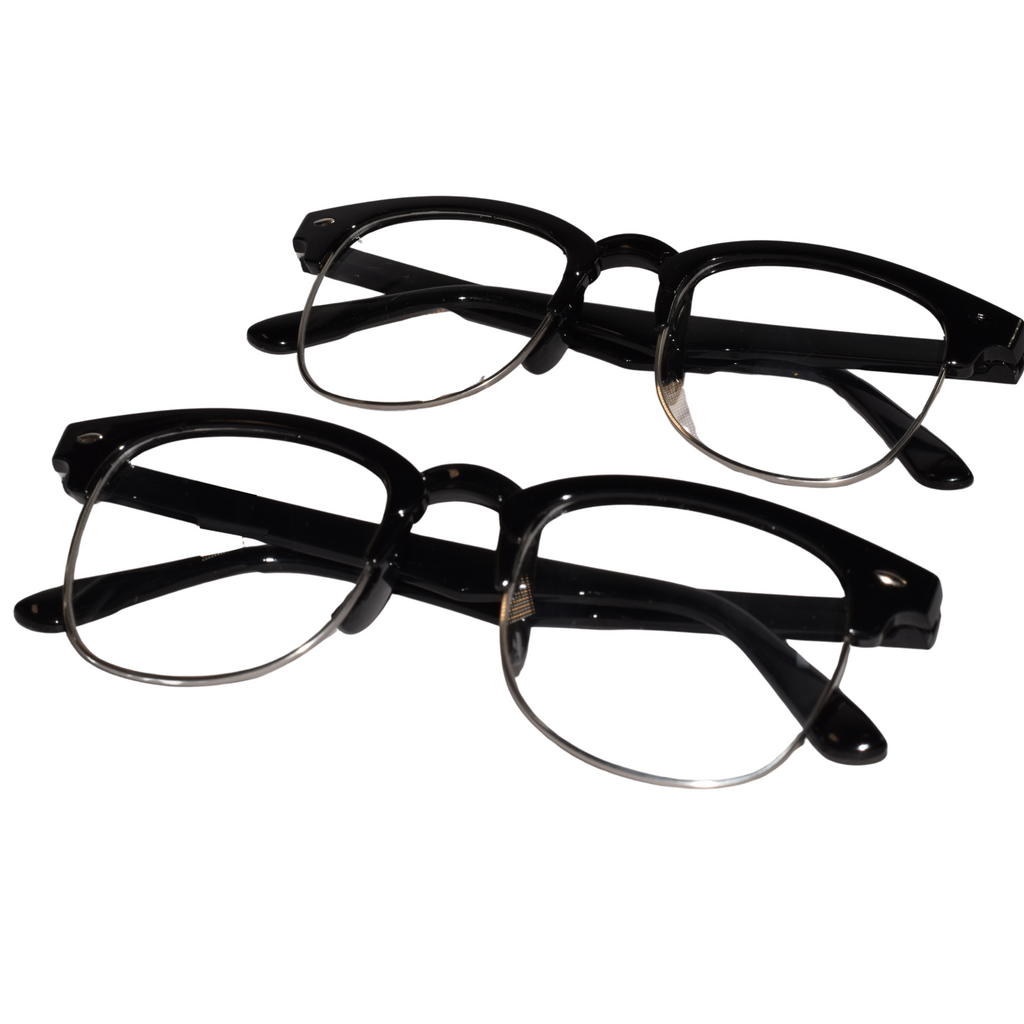 Designer Black Clubmaster Intelligent Zoom Bifocal Reading Glasses  for Men & Women (CMBF01))