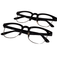 Designer Black Clubmaster Intelligent Zoom Bifocal Reading Glasses  for Men & Women (CMBF01)