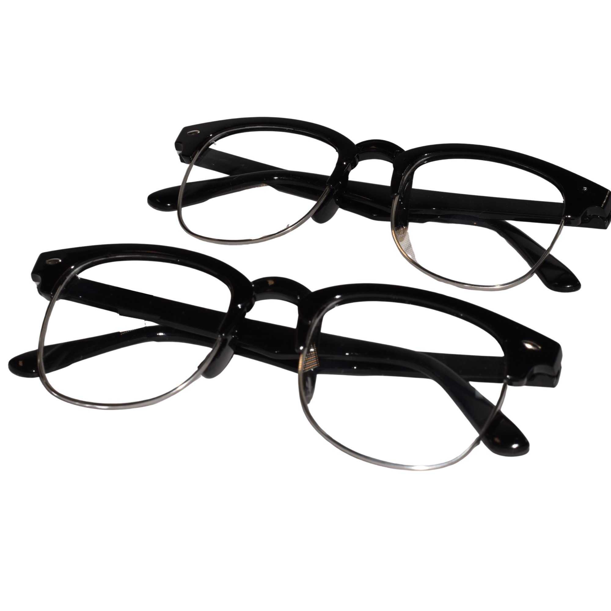 Designer Black Clubmaster Intelligent Zoom Bifocal Reading Glasses  for Men & Women (CMBF01))