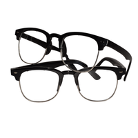 Designer Black Clubmaster Intelligent Zoom Bifocal Reading Glasses  for Men & Women (CMBF01)