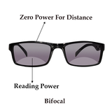 Brown Tint Bifocal Intelligent Zoom reading Glasses(FFTK01)