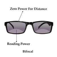Brown Tint Bifocal Intelligent Zoom reading Glasses(FFTK01)