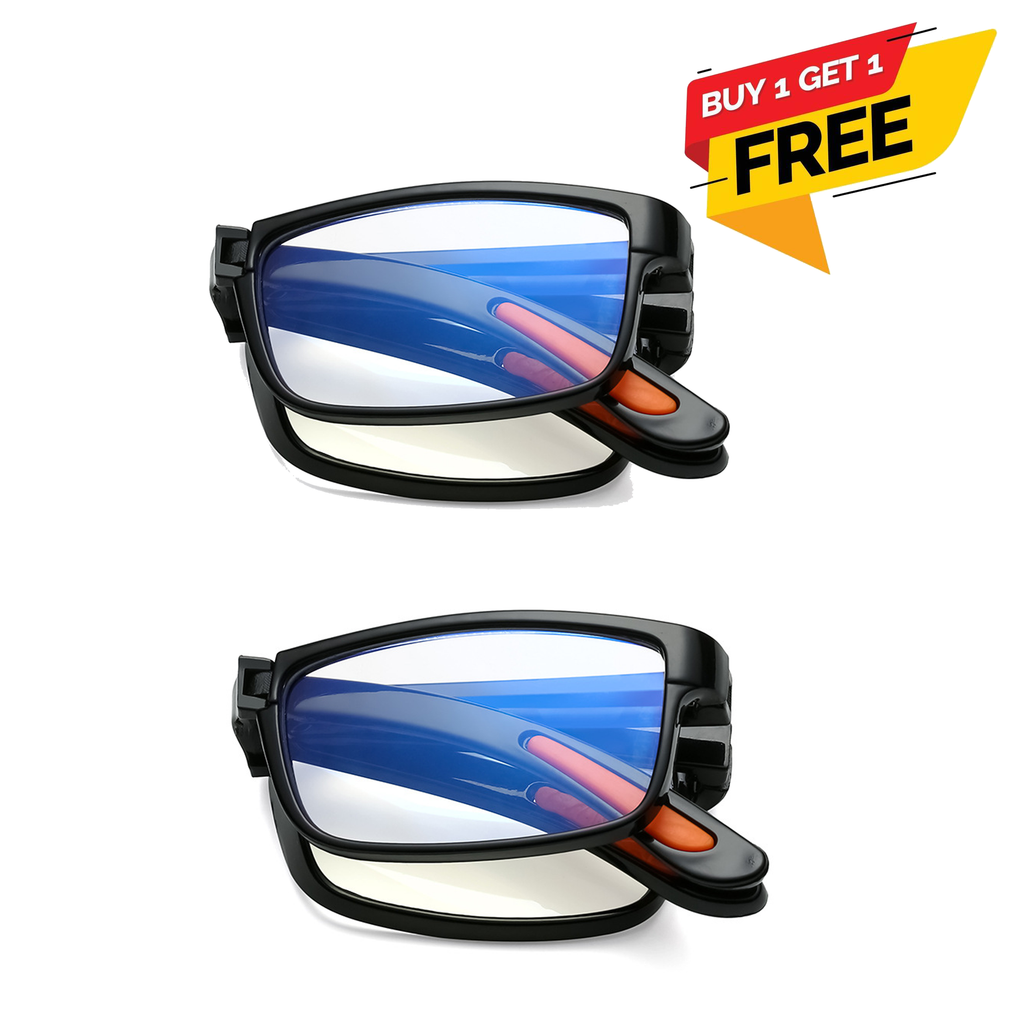 Bifocal Foldable Intelligent Zoom reading Glasses(FFK101-D)