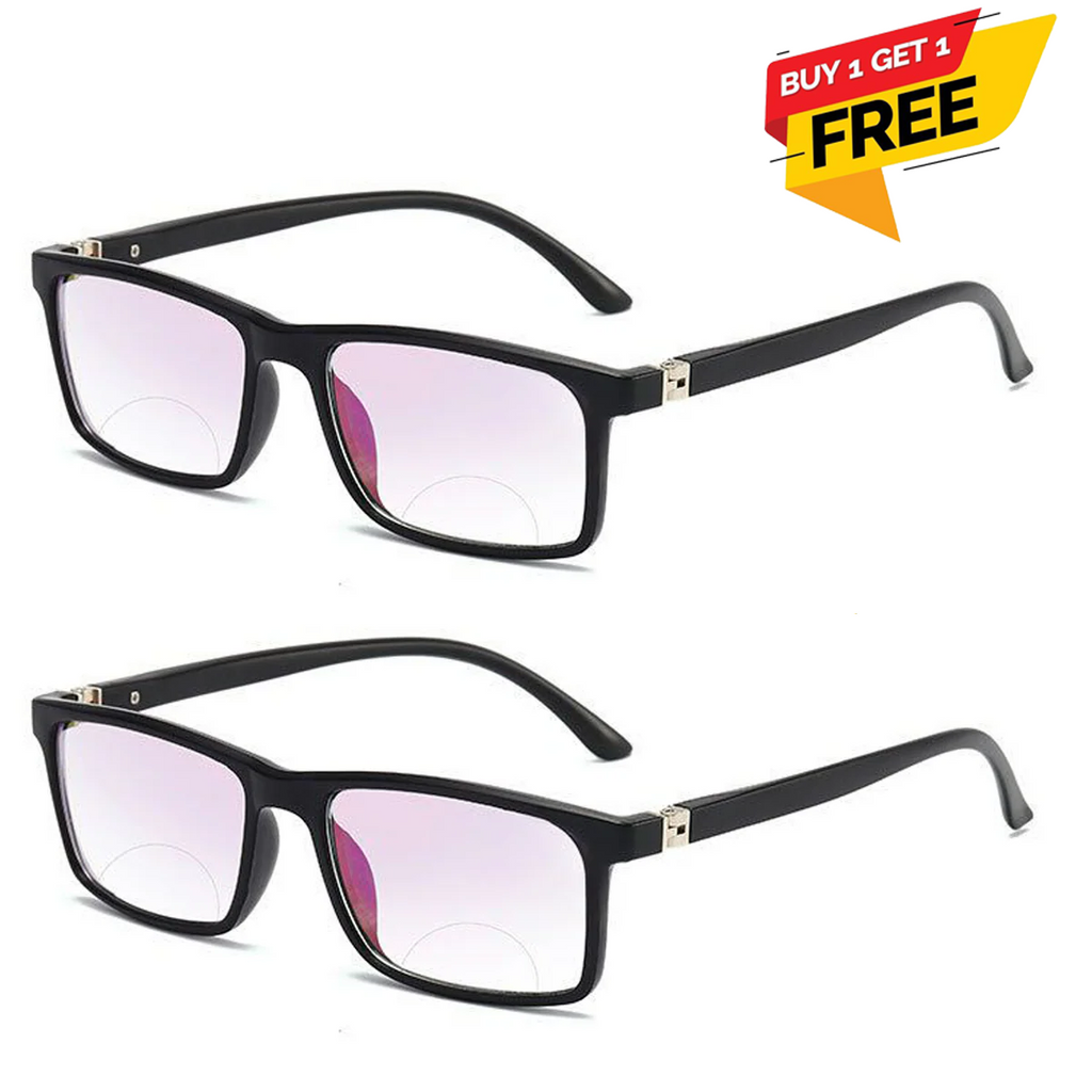 Bi-Focal Brown Tint full Frame Flexible One Power Reading Glasses(BFRG1)