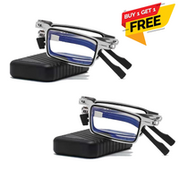 pocket reader flex focus foldable glass made with premium quality metal in compact settings 