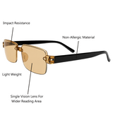 Single Brown  Frame Flexible One Power Reading Glasses - 3HFBR01-BRWN