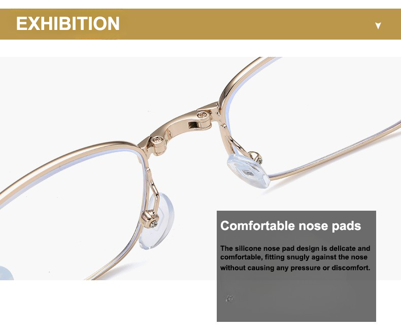 Metal Golden Foldable Adaptive One Power Reading Glasses (MGFRG3)