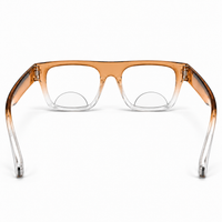 Black & Orange Wayfarer Bifocal Reading Glasses Pack of 2 for Men & Women - BOWBRG2