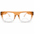 Black & Orange Wayfarer Bifocal Reading Glasses Pack of 2 for Men & Women - BOWBRG2