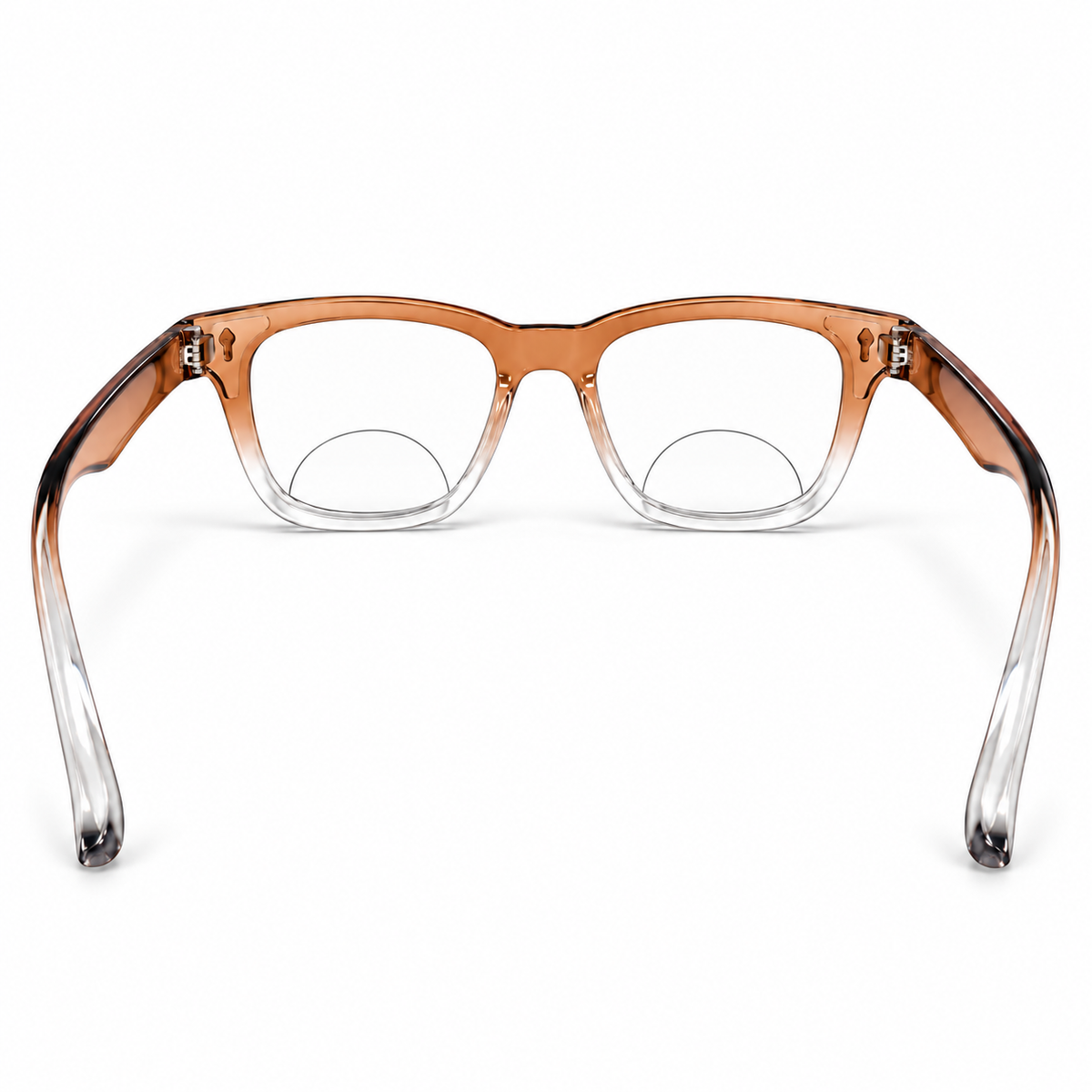 Rectanguler Black & Orange Bifocal Reading Glasses Pack of 2 for Men & Women - RBOBRG2
