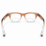 Rectanguler Black & Orange Bifocal Reading Glasses Pack of 2 for Men & Women - RBOBRG2