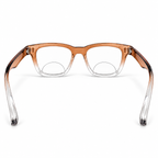 Rectanguler Black & Orange Bifocal Reading Glasses Pack of 2 for Men & Women - RBOBRG2