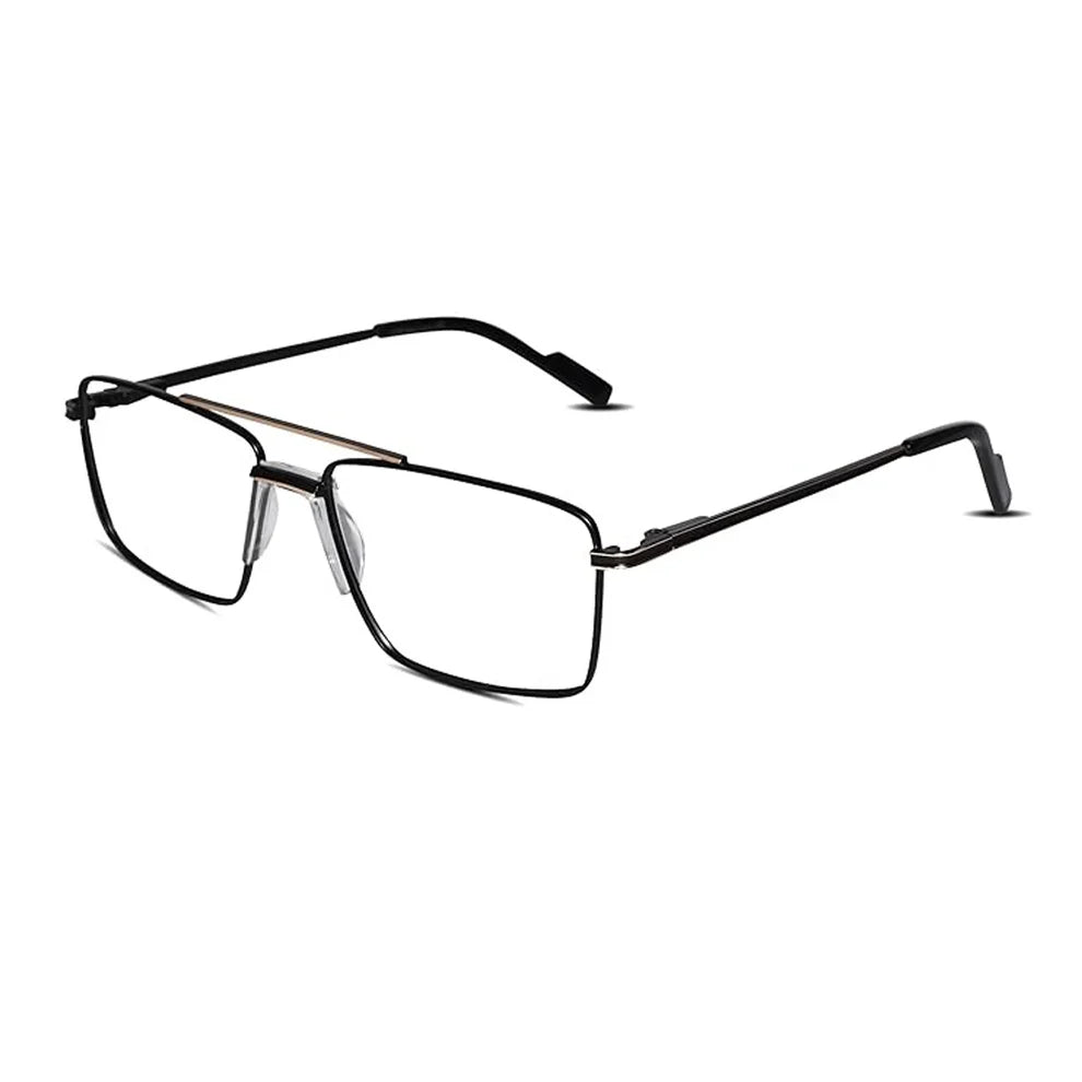 Gold Rectangular Antiglare Computer Glasses For Men ELE6008-GOLD