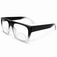 Black & Blue  Wayfarer Bifocal Reading Glasses Pack of 2 for Men & Women - BBWBRG2