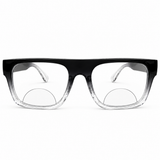 Black & Blue  Wayfarer Bifocal Reading Glasses Pack of 2 for Men & Women - BBWBRG2