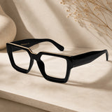 Black Bold Wayfarer Reading Glasses ELE007-BLK
