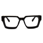 Black Bold Wayfarer Reading Glasses ELE007-BLK