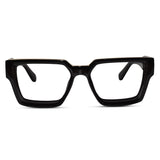 Black Bold Wayfarer Reading Glasses ELE007-BLK