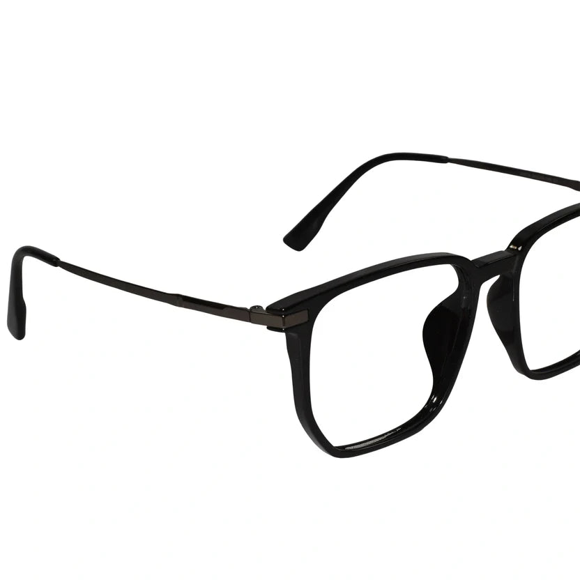 Black Square Eyeglasses For Men & women LKE98014-BLK
