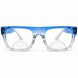 Black & Blue  Wayfarer Bifocal Reading Glasses Pack of 2 for Men & Women - BBWBRG2