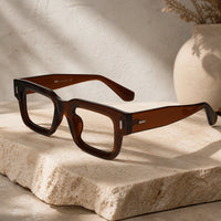 Black Bold Wayfarer Reading Glasses LKE3688-BRN